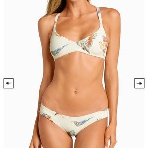 Boys + Arrows Bikini Top Bird Print